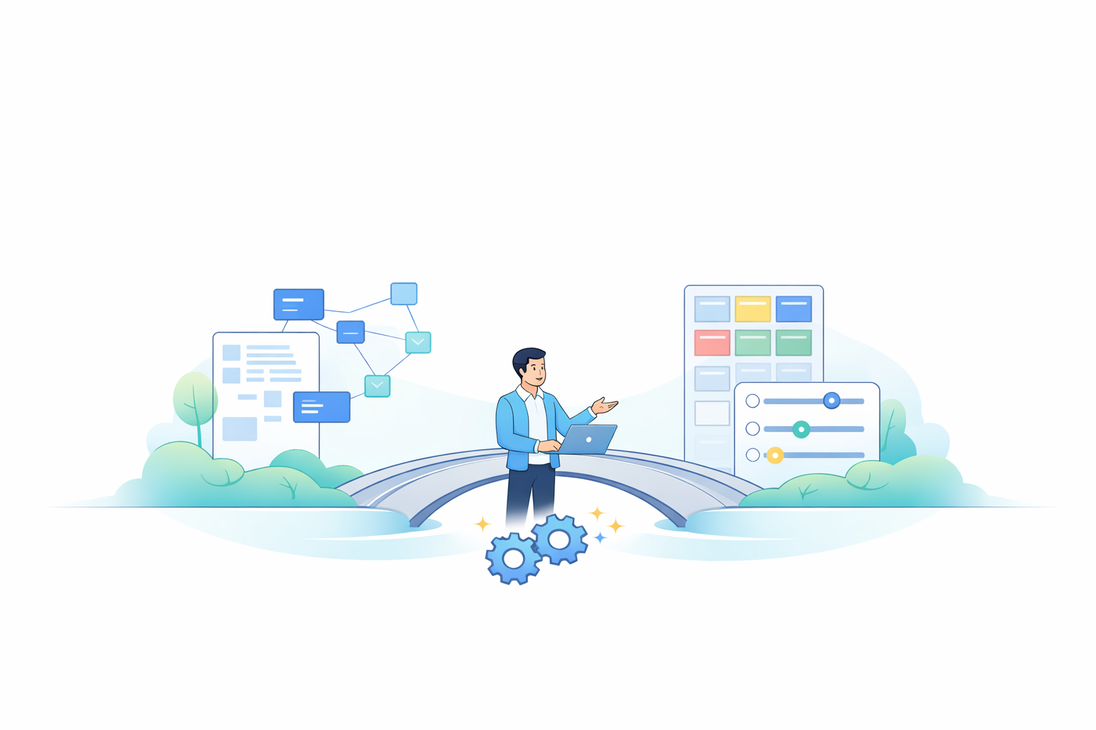 エンジニア出身の開発PM（イメージ）