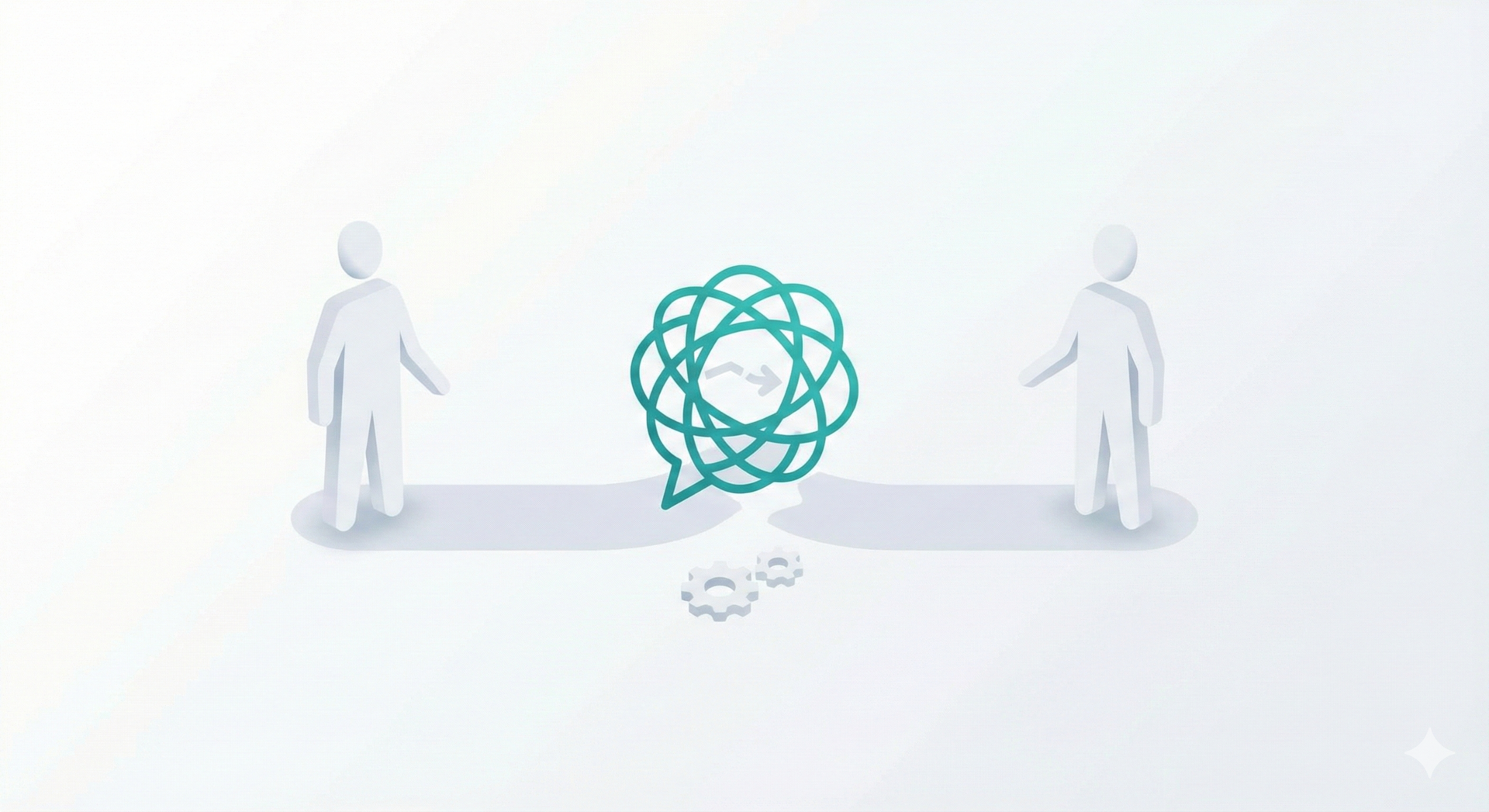 英語での合意形成が進まない（イメージ）