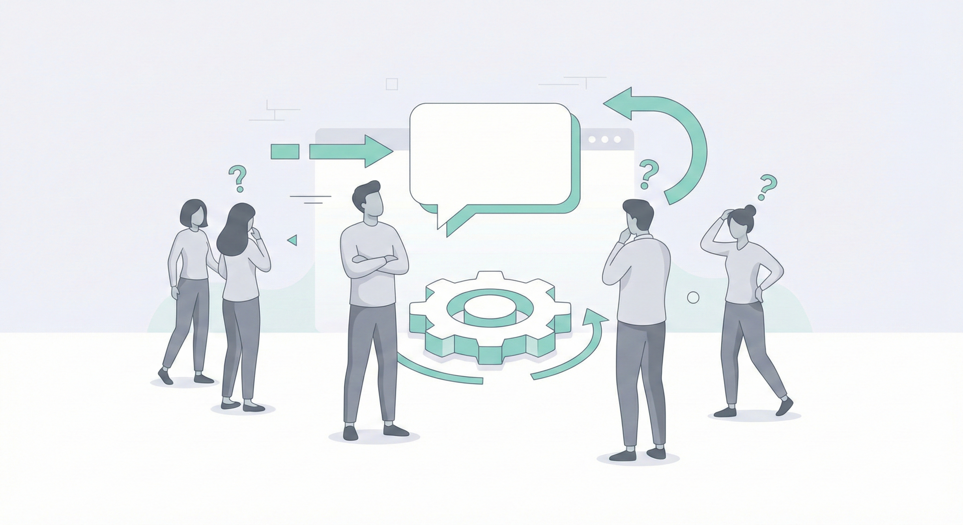 指示待ちで進まない（イメージ）