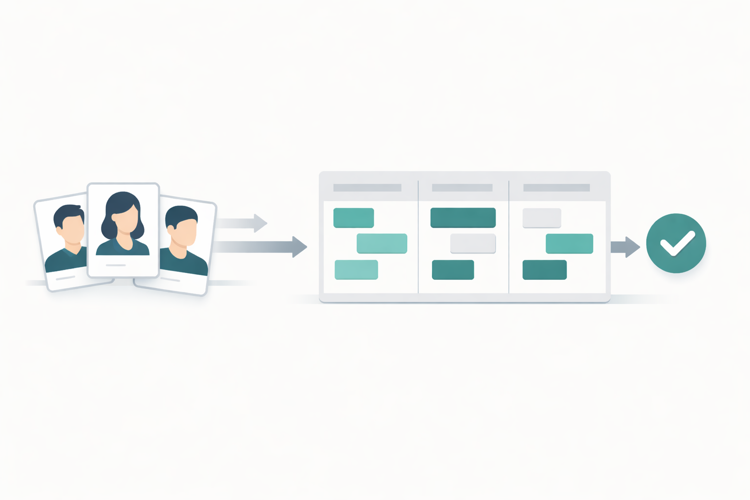 チームを組成して推進（イメージ）