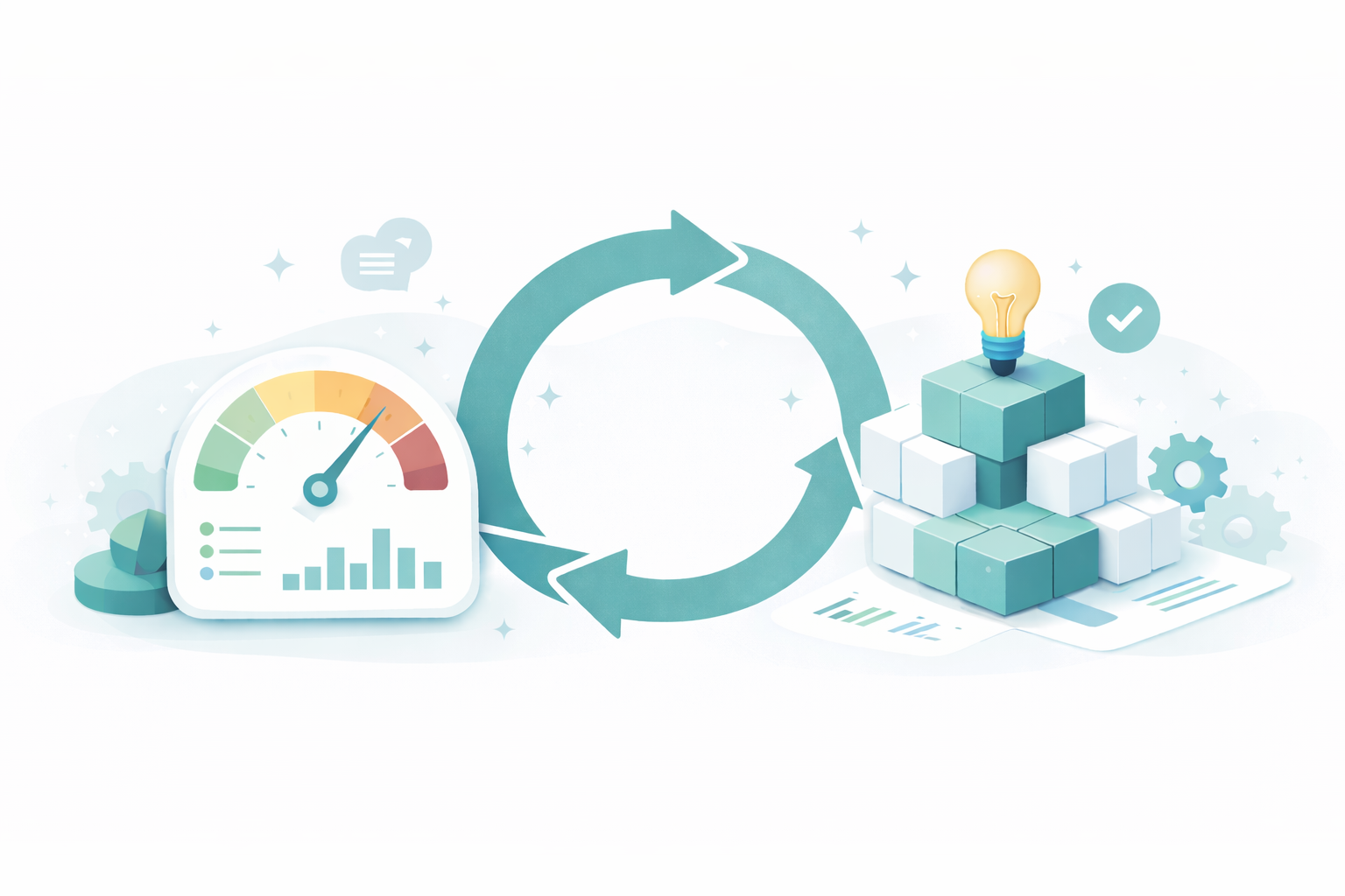 評価と改善サイクルの設計(イメージ)